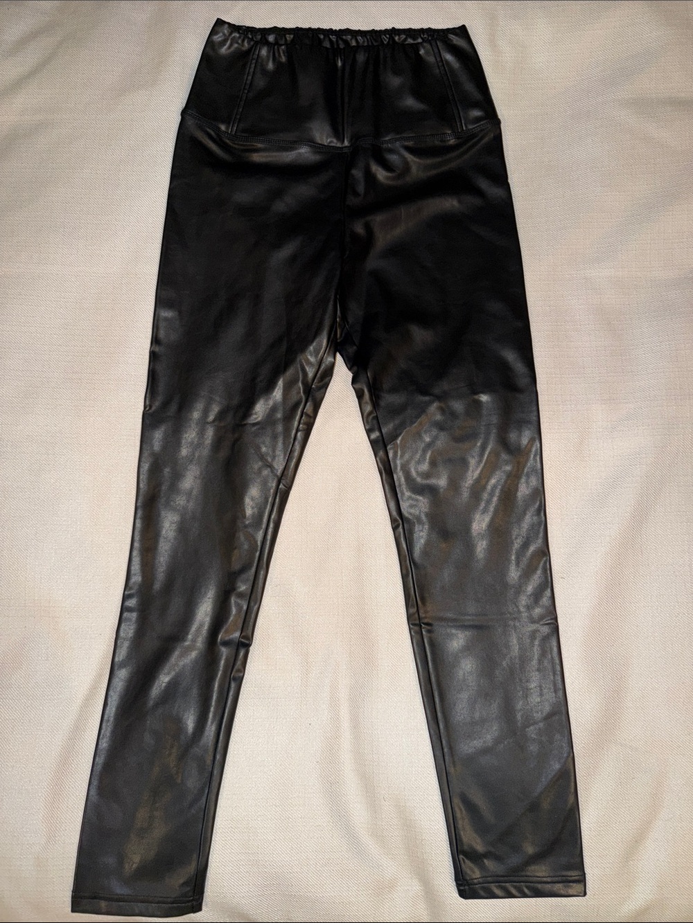 Francesca's Collections Black Faux Leather Leggings